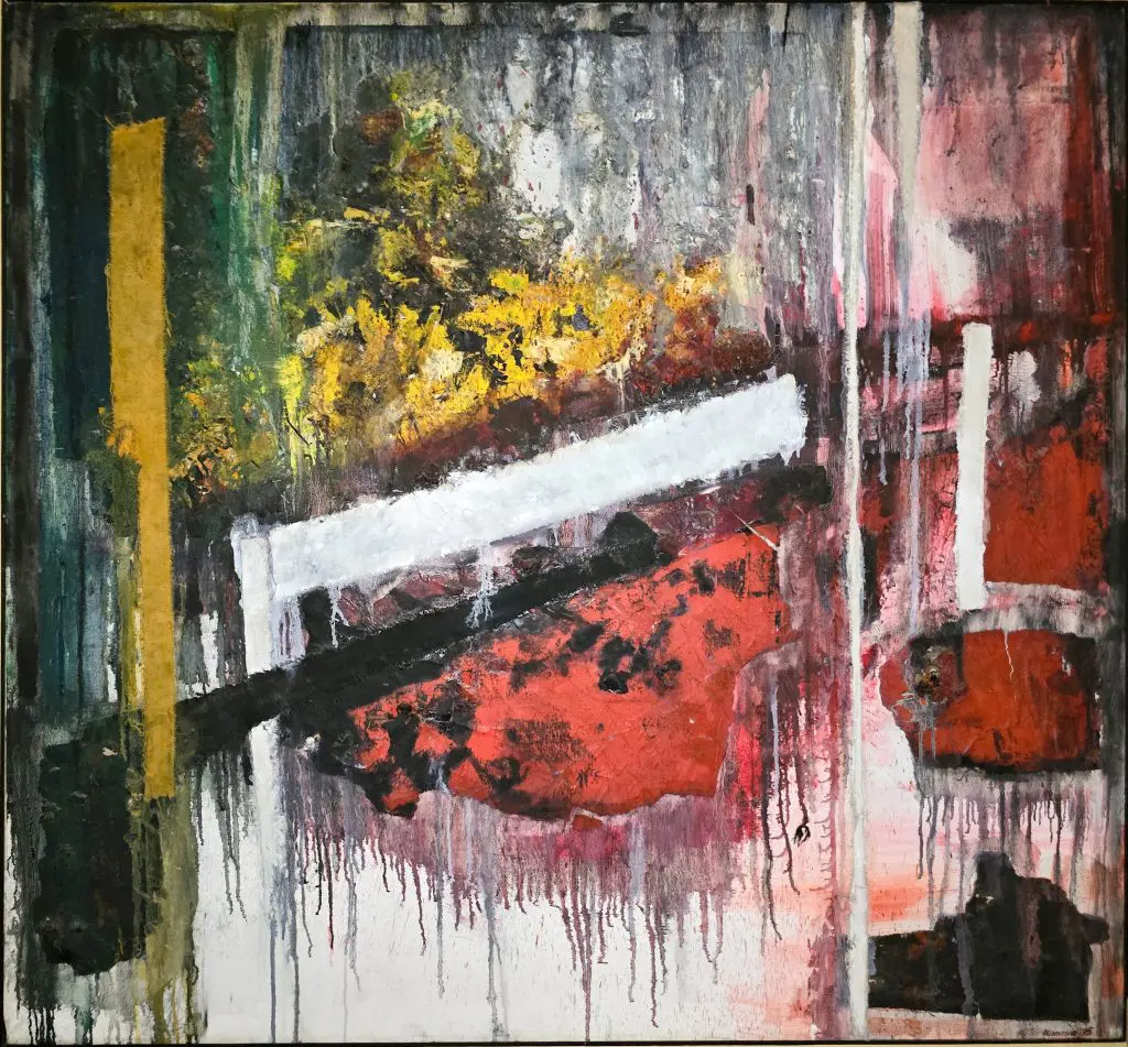 Dante's Inferno | Mixed media on canvas | 52”x55”