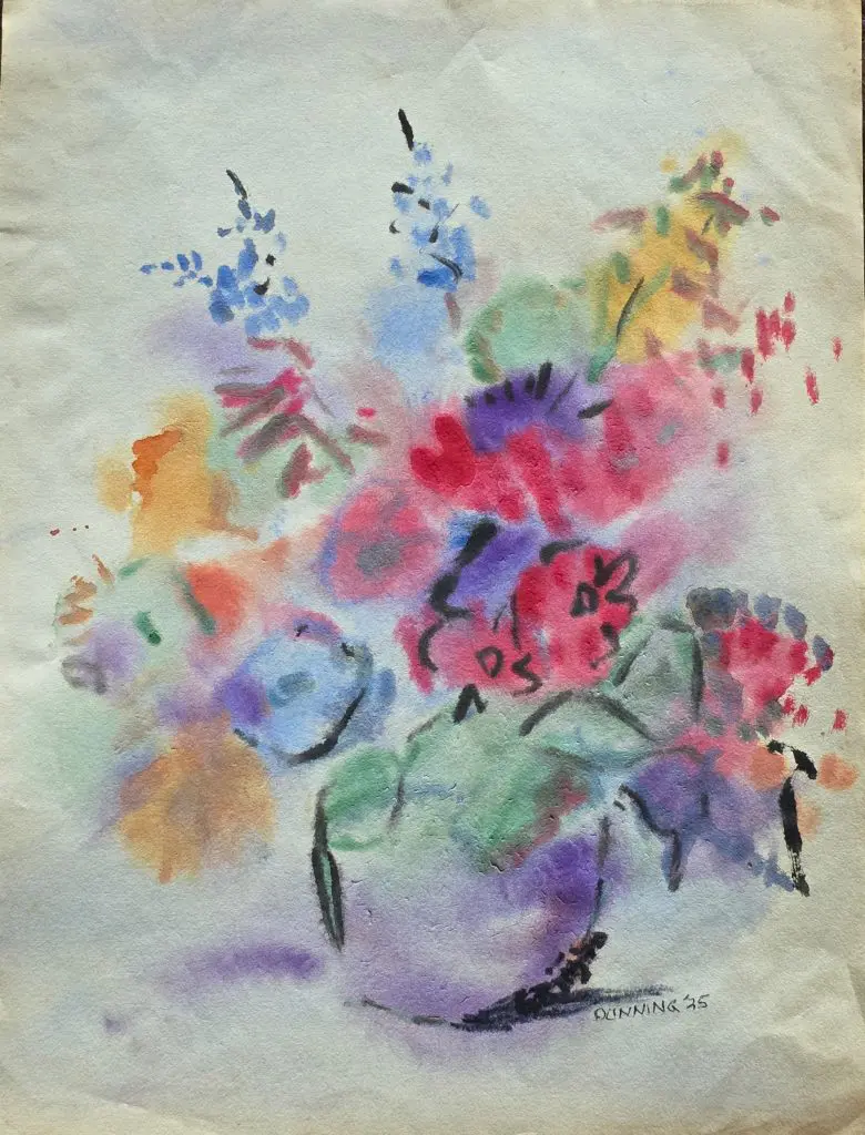 Flowers Breath | Watercolor on paper | 9”x12”