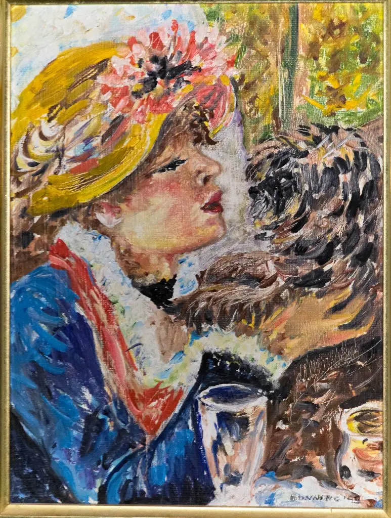 Luncheon of the Boating Party (Close up), A Reproduction of the original painting by Pierre Auguste Renoir
