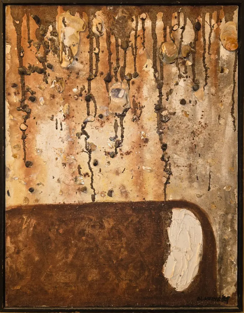 Shell Inspiration | Mixed media on canvas | 15"x19"