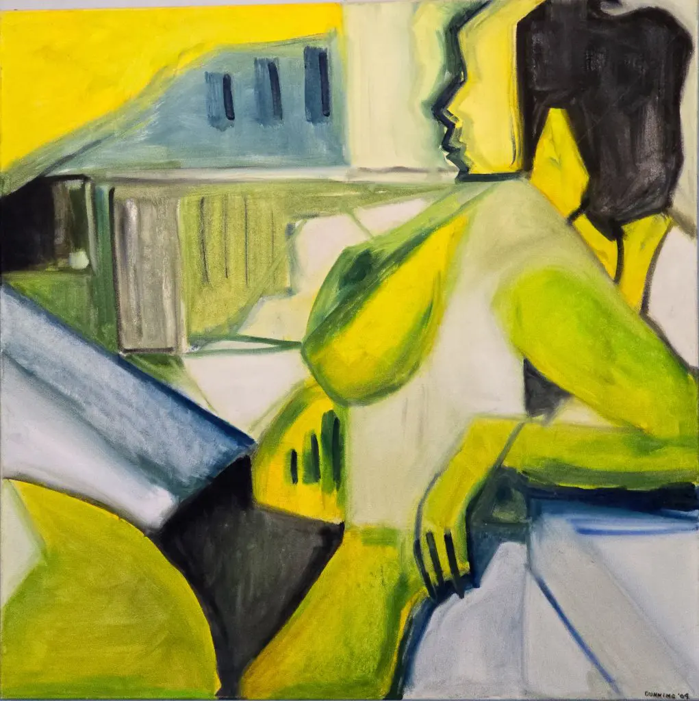 St. Martin Sunbather | Oil on canvas | 30” x 30”