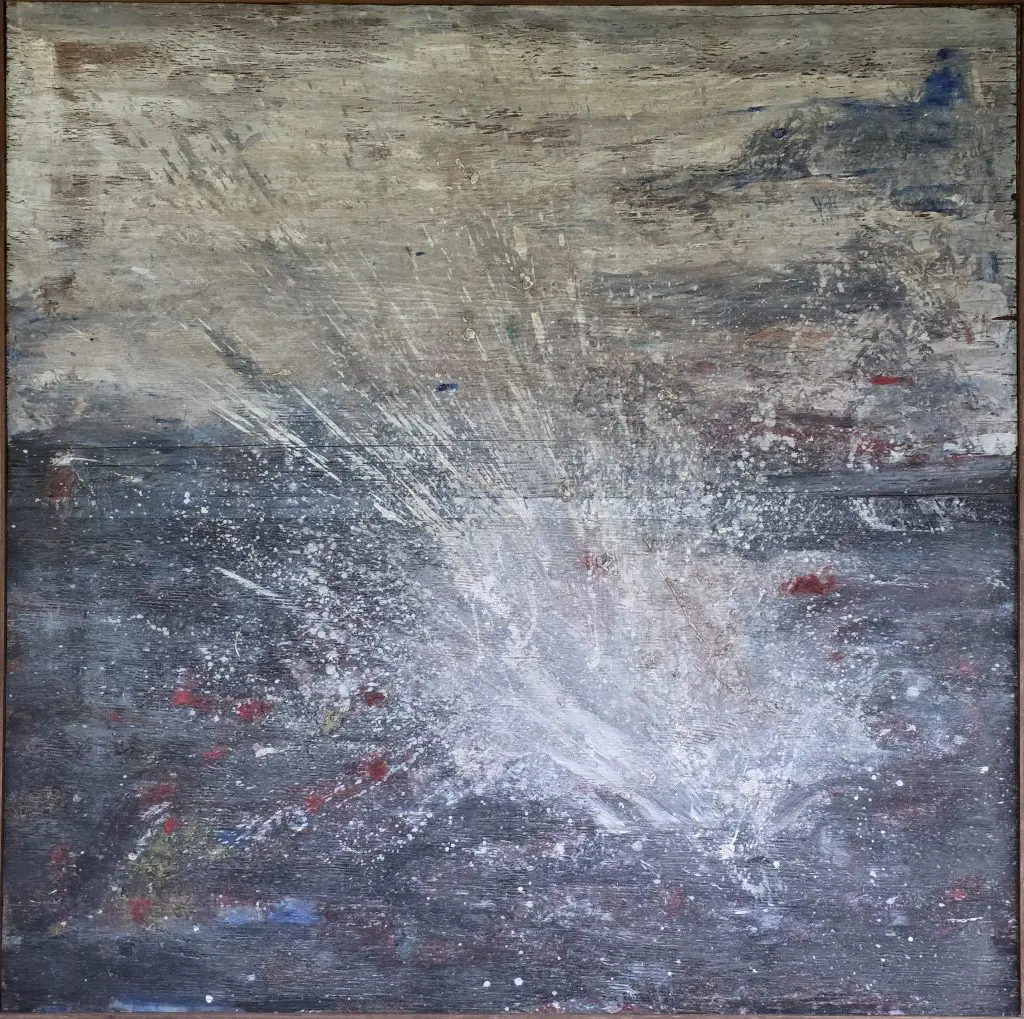 Stormy Sea | Oil on wood | 48”x48”