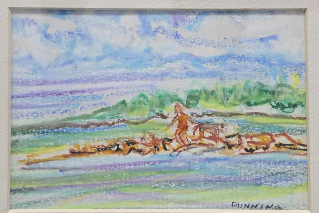 Surfer Girl, Key West, FL | Colored pencil and oil pastel | 5”x7”