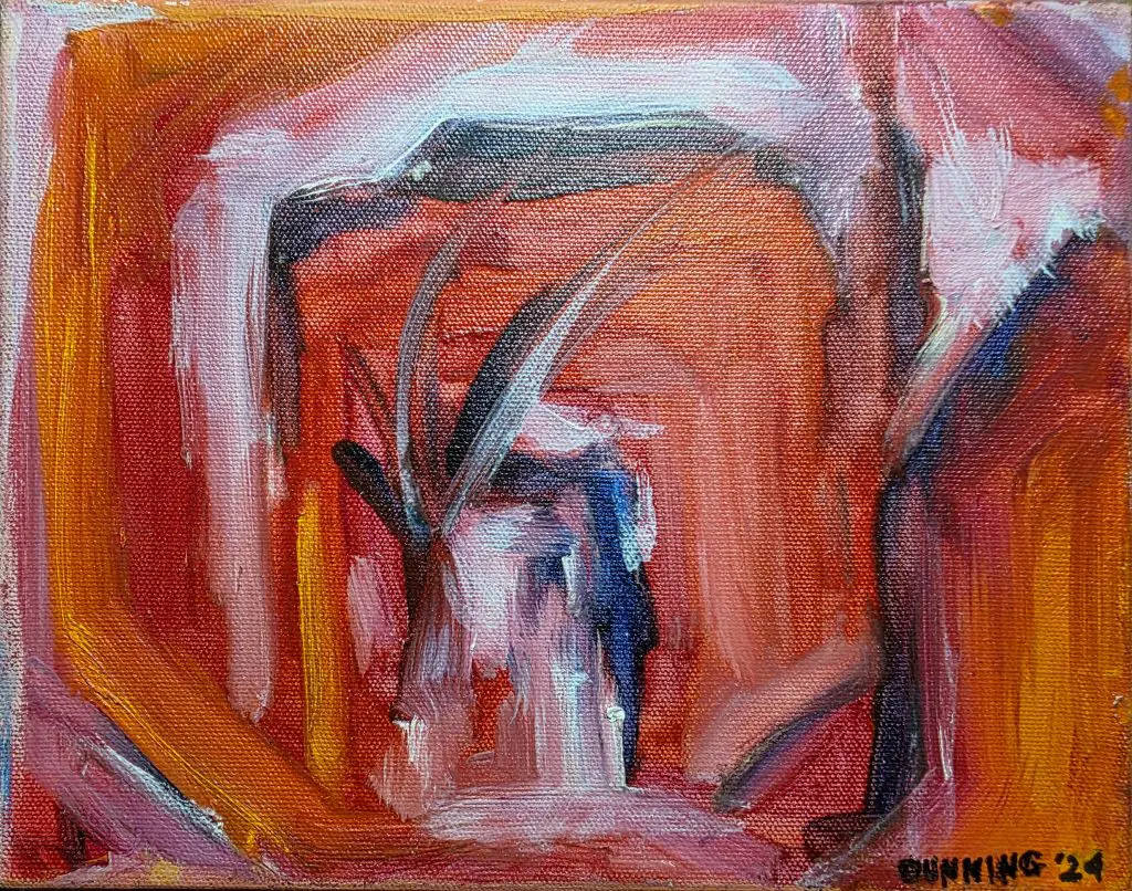 Unicorn | Oil on canvas | 8"xl0"